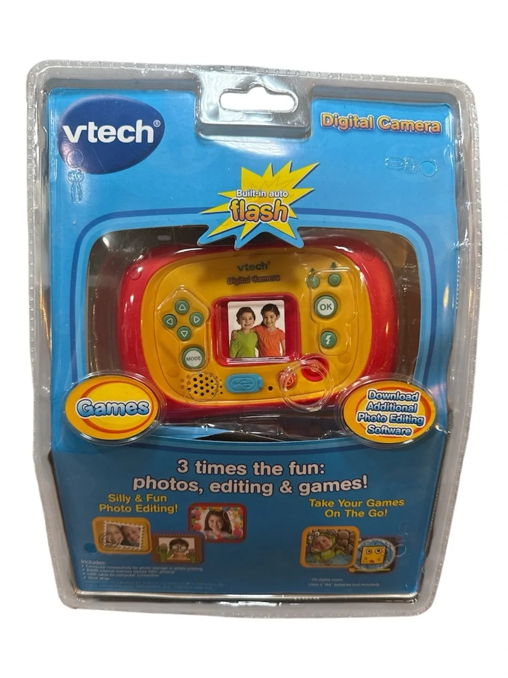 New Sealed VTech Kidizoom Digital Camera 2X Zoom 1st Gen 64MB